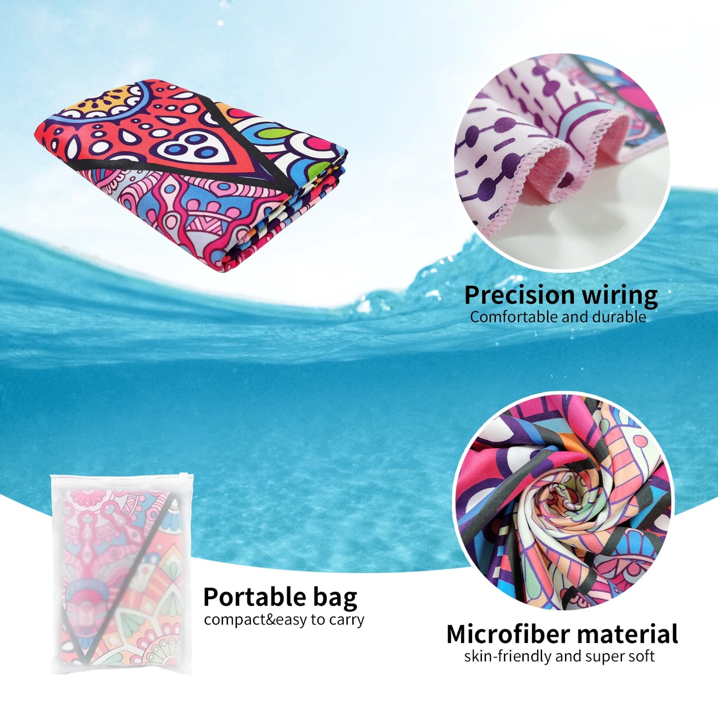 PatternedGear™  Microfibre Beach Towel